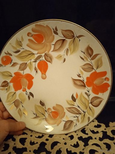 Блюдо большое 40 в диаметре Добрушского ФЗ