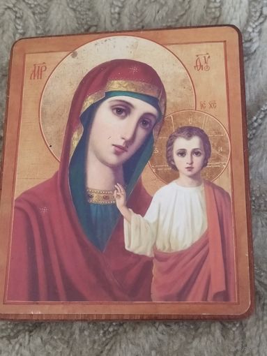 Икона Богородица с младенцем 12/12