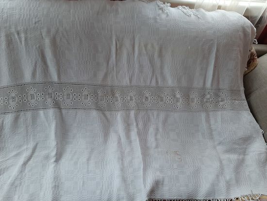 Скатерть,старинная, домотканая. абрус  #2. Ткачество, этнография, hand  made.тно.