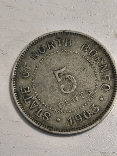 1903 Borneo 5 c