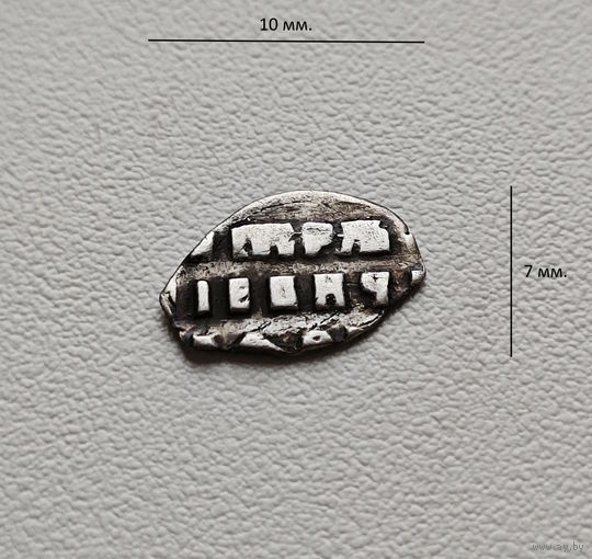 Чешуя / Копейка 1701 г., Пётр I, КГ 1674, Старый денежный двор. Лот че-4,6