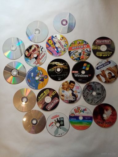 CD DVD диски 20 шт. На поделки.