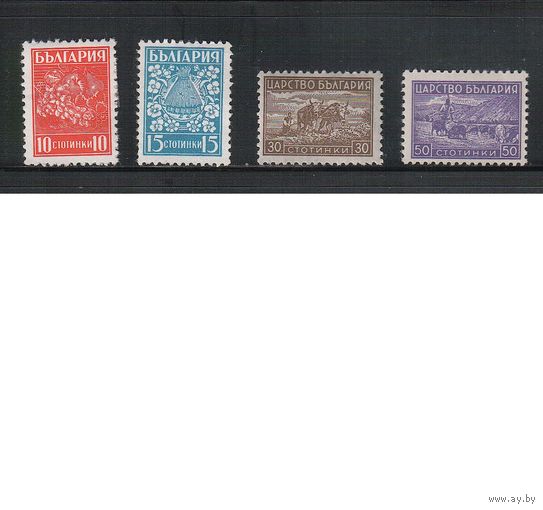 Болгария(Царство)-1940, (Мих.407-410), * ,  Стандарт, Фауна(1)