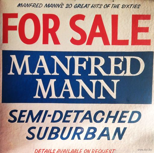 MANFRED MANN /20Great Hits/1970, EMI, LP, NM, England