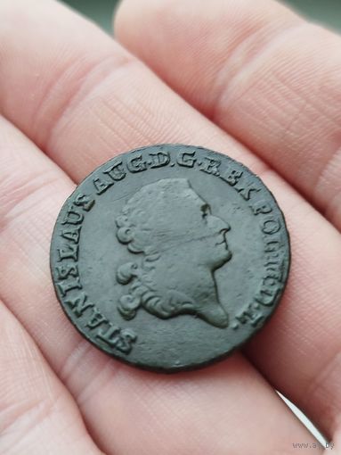 Шикарнейший трояк Понятовского  1790 год,с рубля