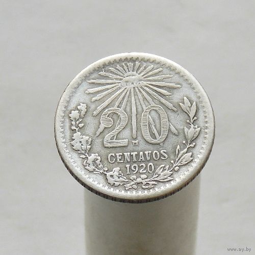 Мексика 20 сентаво 1920
