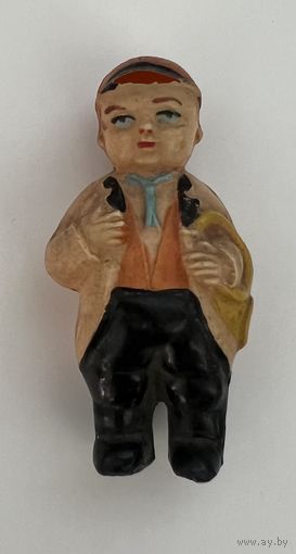 Фигурка мальчик Целлулоид Колкий Пластик