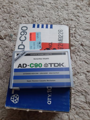 Кассета TDK AD-C90 с блока. 1979 год