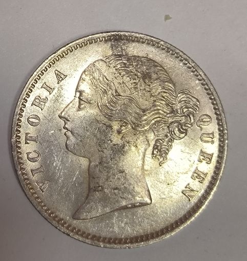 С рубля без мц! 1 рупия 1840 британская Индия серебро! Сер. 19 века!
