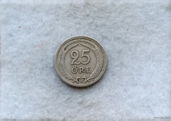 Werty71 Швеция 25 эре 1921 оре