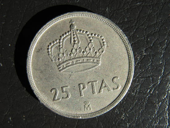 Испания. 25 песет. 1983. С 20 копеек. Распродажа коллекции. Смотрите другие лоты.