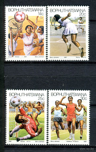 Бопутатсвана - 1987г. - Спорт - 4 марки - полная серия, MNH [Mi 181-184]. #O-Se-Z-1-14