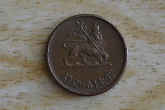 Эфиопия 1 сантим 1944 с 1 руб