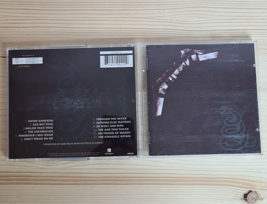 Metallica - Metallica (CD, Russia) Неофициальный релиз