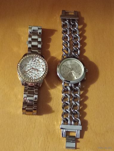 Часы наручные с хорошими браслетами 2 шт. одним лотом