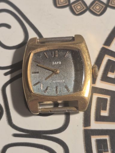 Часы заря. Позолота . Au10?