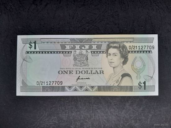 1 доллар  1993 года. Фиджи.  UNC.  Распродажа.