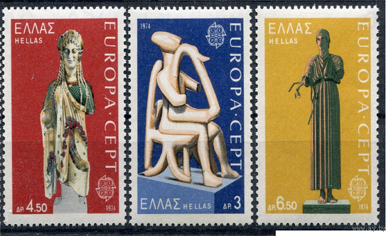 Европа CEPT 1974 Греция Лот - серия марок **\\АМ