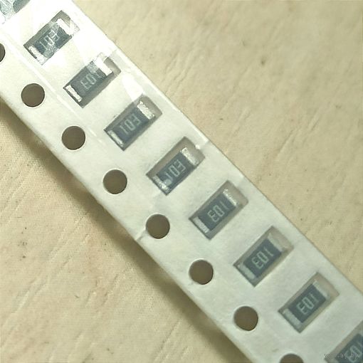 1206. 10 кОм ((цена за 100 шт)) 5%. 103 Резисторы чип smd. 10к. 3216 килоом