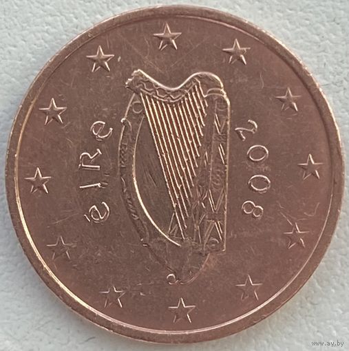 Ирландия 2 евроцента 2008 г.