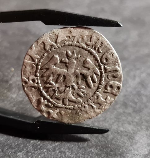 Полугрош Ян Ольбрахт 1492-1501 Польша R1, Копицкий 386 (под короной кольцо) РЕДКИЙ!