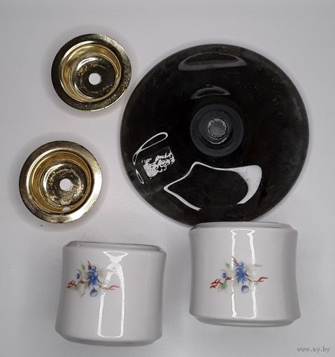 Декоративные элементы фарфор от люстры светильника