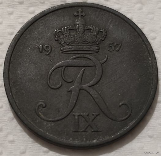 Дания 5 эре, 1957 (14-14-34)