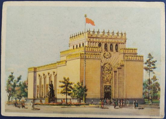 ВСХВ. Павильон Дальнего Востока. Худ.Н.Шишловский. 1954 г.