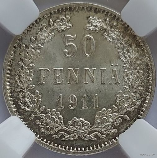 50 пенни 1911 MS-65