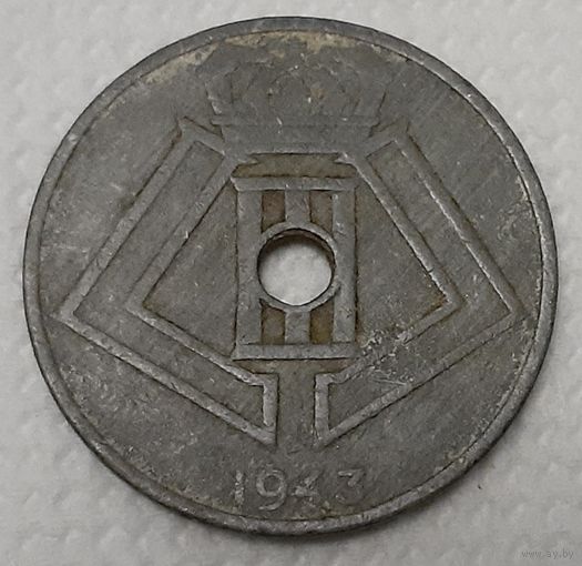 Бельгия 25 сантимов, 1943 (8-4-12)