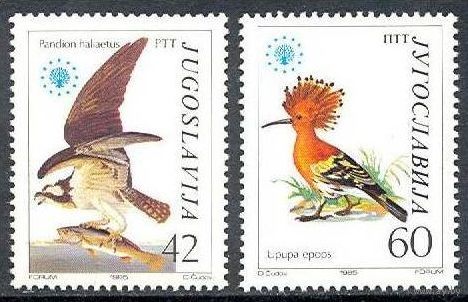 1985 Югославия 2100-2101 Охрана природы 4,50 евро