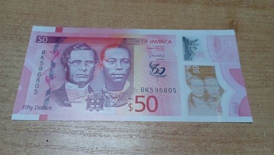 50 долларов 01,06, 2022 года Ямайки **6805