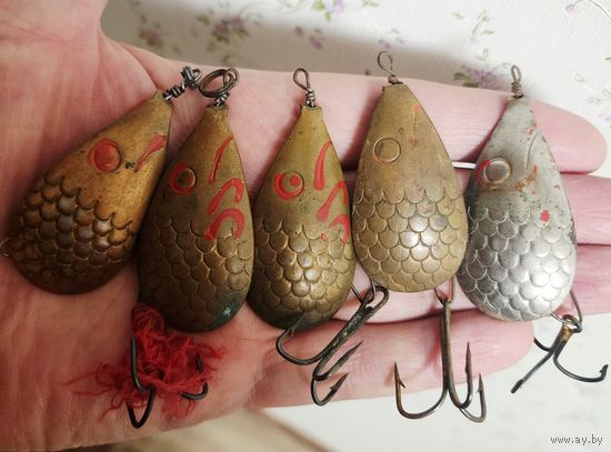 Блесна КЕМИ вертушка СССР любая на выбор поштучно