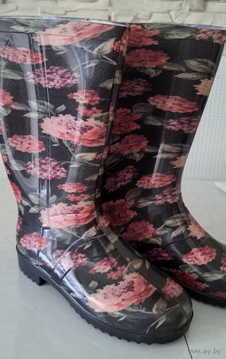 Сапоги резиновые, р.37-38, новые