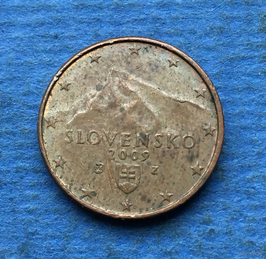 Словакия 1 евроцент 2009