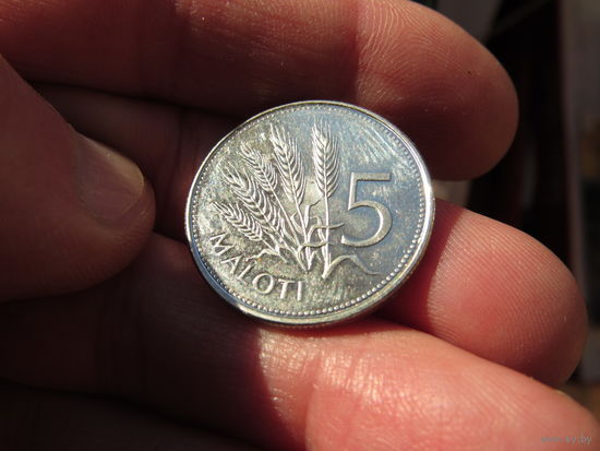 Лесото 5 малоти, 1998 . С 20 копеек. Распродажа коллекции. Смотрите другие лоты.