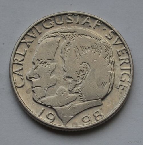 Швеция, 1 крона 1998 г.