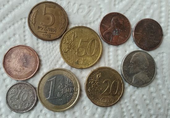 Евро центы.