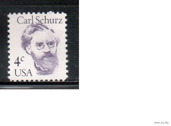 США-1983, (Мих.1632) , ** , Стандарт, Личности, Политик(одиночка),
