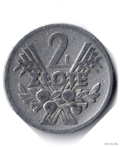 Польша. 2 злотых. 1958 г.