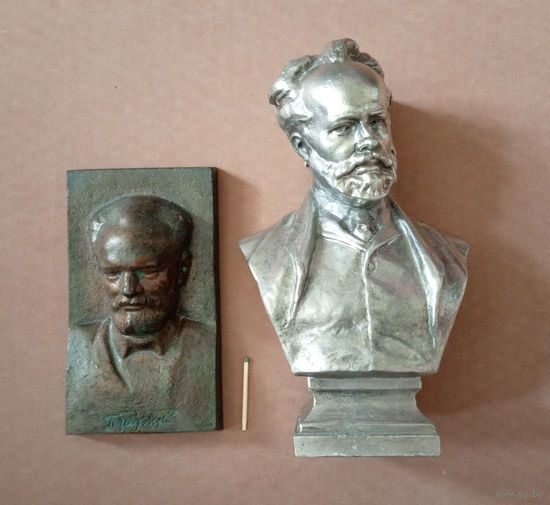 Бюст барельеф П.И. Чайковский (Чайка Чайко Tchaikovsky). Ск. Криворуцкий. Ленинградский завод "Монументскульптура". (юрист, правовед, Правоведческий марш, Правоведческая песнь)