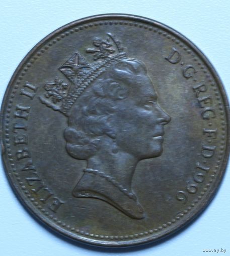 Великобритания, 2 пенса, 1996 год