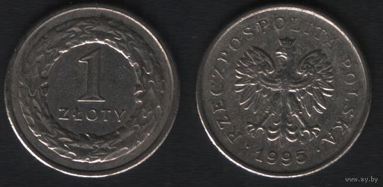 Польша y282 1 злотый 1995 год (mw) (_alb2