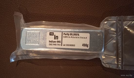 Слиток Индий  Indium  99,995%