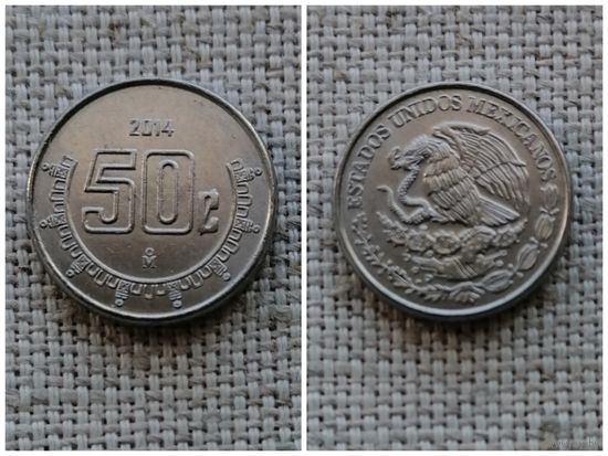 Мексика 50 малюсеньких сентаво 2014