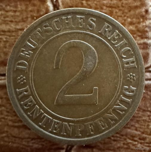 Монета 1 рейхспфенниг 1928 год. Веймарская республика. Монетный двор Берлин. С рубля без МЦ.