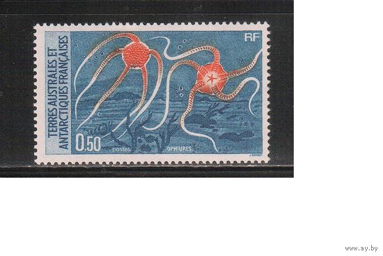 Французские Антарктические Территории-1987(Мих.220) , ** , Морская Фауна,