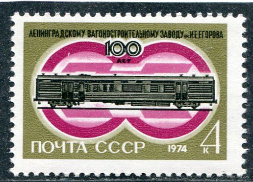 СССР 1974. Вагоностроительный завод