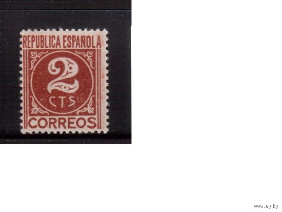Испания-1936 (Мих.678) * , Стандарт, Цифры(одиночка)
