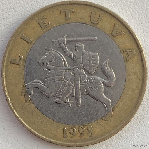 Литва 2 лита 1998 г.